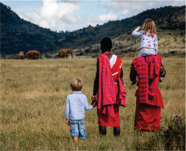 Viajes de safari en familia
